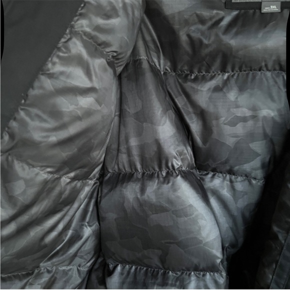 Eddie Bauer Down Waterproof Black Bomber Jacket XXXL - Picture 10 of 11